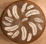 COW HIDE WITH BODARK DYE